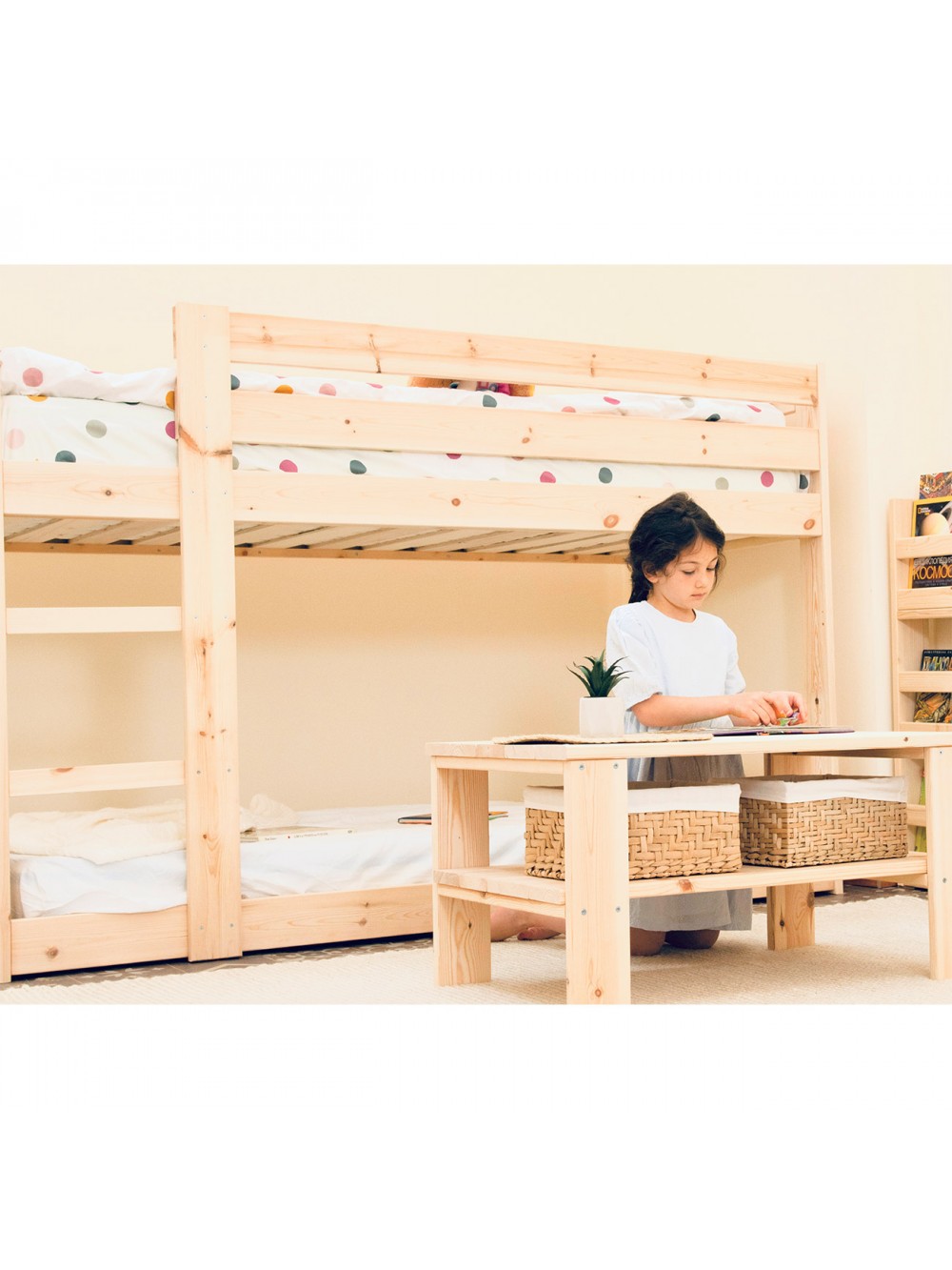 Montessori 90D – Etagenbett 90